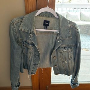 light blue jean jacket